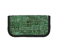 Alligator Skin Large Capacity Canvas Pencil Case, Sturdy and Durable, Easy to Store in an Orderly Manner