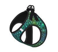 Alligator Skin Print Harness Leash Set For Cat Dog, Reflective Adjustable Escape-Proof Vest Lead With Soft Breathable Mesh, For Small Pets And Kitten Puppy