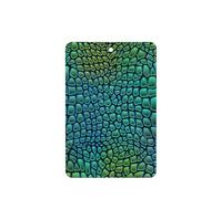 Alligator Skin Printing 10 Pcs Car Air Freshener Fragrant Sheets,Car Hanging Accessories With Strings For Decor