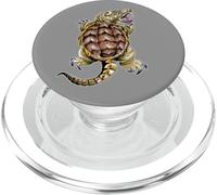 Alligator Snapping Turtle Neo-Traditional Tattoo Flash PopSockets PopGrip for MagSafe