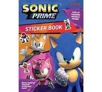 ALLIGATOR - Sonic Prime Sticker Book, Sticker Book, Sticker Books, Sonic Stickers, Sonic The Hedgehog GiftsSticker Activity Book, Reusable Sticker Book