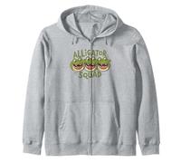 Alligator Squad Design for Alligator Lover Stuff | Alligator Zip Hoodie