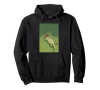 Alligator Sunbathing on a green grass Summer Vibe Pullover Hoodie