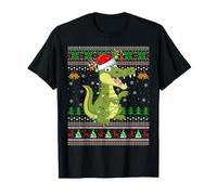 Alligator Ugly Christmas Sweaters Holiday Santa Cute Xmas T-Shirt