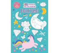 Alligator Unicorn Gem Sticker Book, Whimsical Fantasy, Pink, Gem Sticker Book, Colouring Activities for Children, Crafting for Kids