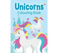 Alligator Books Unicorns Coloring book - Blue 32 Pages