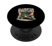 Alligator Wrestling Champion Of The World PopSockets Adhesive PopGrip