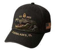 Alligators Alcatrazs Hat, Unisex Retro Flag Everglade Florida Alligators Alcatrazs Hats for Men and Women Baseball Cap, Novelty Hat