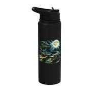 Alligators Howling at The Moon Stainless Steel Insulated Water Bottle