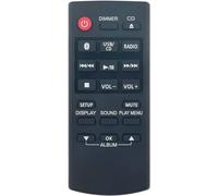 ALLIMITY N2QAYB000944 Remote Control Fit for Panasonic Stereo System | SC-HC29 SC-HC295 SC-HC39 SC-HC39DBEWK SC-HC39EC-W SC-HC29EC-W SC-HC301EF-K SC-HC29EGK SC-HC397EGW SC-HC39EFK SC-HC29EF-K