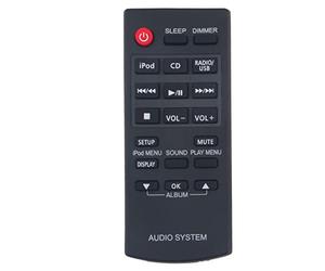 ALLIMITY N2QAYB000984 Replace Remote Control fit for Panasonic Micro Systems SA-PM250 SA-PM250EE SC-HC200 SC-PM250 SC-PM250B SC-PM600 SC-PM250EFS SA-PM250EG SC-HC200EG-W SA-PM250EB SA-PM602 SA-PM250EC