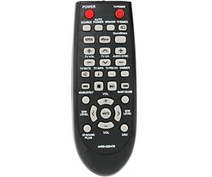 ALLIMITY Remote Control for Samsung Soundbar System HW-F450 & HWF450, AH59-02547B, Ergonomic Design, 10m Range, Alkaline Battery, 12 Button Control