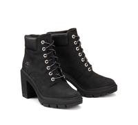 Allington Heights 6in Ankle Boots in Leather with Heel charcoal grey