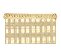 ALLINKIT 24inch Width Cane Webbing Roll 3.3Feet Length,PE Plastic Rattan Cane Material, Rattan Webbing Roll for Furniture Upgrade,Woven Open Mesh Cane for DIY Projects Crafts and Decor