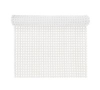 ALLINKIT Plastic Cane Webbing Roll 16inch X 3.3ft, Handwoven PP Synthetic White Rattan Rolls, Faux Cane Open Weave Mesh for DIY Furniture Decoration - Beds, Chairs, Cabinets, Ceilings