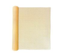 ALLINKIT Rattan Square, 16 Inch x 6.6 Feet Plastic Cane Webbing Roll, Rattan Sheet,Webbing Caning Material for DIY Caning Projects Hollow Chair Furniture Basket Weaving