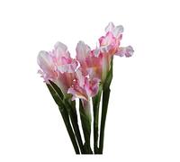 Allinlove 4pcs Silk Artificial Ireland Irish Iris Fake Flower for Wedding Decor Home Table Decoration (Pink)