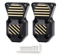 AllinRC Brass Diff Covers for Axial SCX24 1/24 RC Crawler, Front Rear Axle Cover Upgrade Parts for JLU Gladiator C10 Bronco Deadbolt AX24 Base Camp
