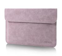 Allinside 13 Inch Laptop Sleeve Case for MacBook Air 13 2018-2025 (A2681/A3113/A3240/A2337)/MacBook Pro 13 2016-2022 (A2289/A2251/M1/M2 A2338), PU Leather Envelope Laptop Case, Purple