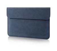 Allinside 13 Inch Laptop Sleeve Case for MacBook Air 13 2018-2026 (A2681/A3113/A3240/A2337/M5 A3449)/MacBook Pro 13 2016-2022 (A2289/A2251/M1/M2 A2338), PU Leather Envelope Laptop Case, Navy Blue