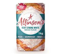 Allinson's Very Strong White Bread Flour - 1kg | Taller Loaves and Chewier Crusts - Higher Protein and Stronger Gluten - Ideal for Homemade Pizza Dough, Sourdough and Bagel
