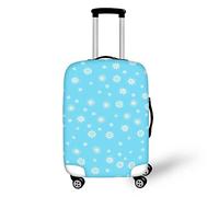 Allinterest - Travel Luggage Cover Washable Anti Scratch Dustproof for Women Men, Snowflake, G
