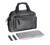 Allis Baby Changing Bag with Changing Mat, Changing Backpack Adjustable Straps and 2 Removable Buggy Clips Included, for Mom and Dad - Black