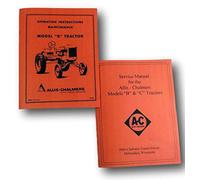 Allis Chalmers Model B Tractor Service Operators Owners Manuals Repair Shop