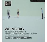 Allison Brewster Franzetti - Weinberg: Complete Piano Works Vol 1