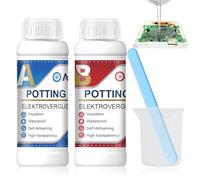 Allisway Electric Potting Compound 1:1, 200 g A+B Casting Resin Electric, Potting Compound for Junction Boxes, Applicable to Circuit Boards, PCB Substrates, Cable Sleeves, Insulation and Waterproof