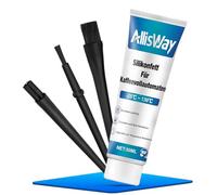 AllisWay Silicone Grease with Brush, Coffee Maker Accessories, Silicone Lubricant for Automatic Coffee Machines, O-ring, Machine Accessories, Brewing Group, Silenced, Lubricated, 50 ml