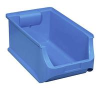 Allit 456212 Size 4 Storage Bin, Blue, 355 x 205 x 150 mm