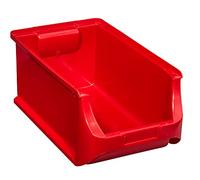Allit 456213 Size 4 Storage Bin, Red, 355 x 205 x 150 mm