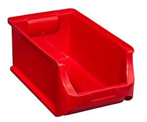 Allit 456213 Size 4 Storage Bin, Red, 355 x 205 x 150 mm
