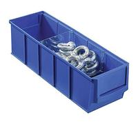 Allit 456540 Regal-Industriebox 400S Storage Bin Blue 400x91x81mm 1pc