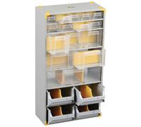 Allit 465610 Workshop Depot Metal 19 Compartments Versatile Drawers