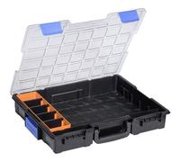 allit Small Parts Case 454200 with Connection Clips and High-Impact Lid, EuroPlus Pro >K < 44/7, with 6 Compartments, Suitable for EuroPlus Insert 63, Vehicle Equipment, Screw Case, Stackable