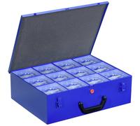Allit EuroPlus Pro M44XH-12L Metal Case 12 Compartments Dark Blue 454131