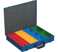 Allit Metal Hardware Box with 23-Removable Compartments in 4-Different Sizes, B