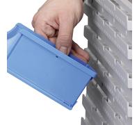 Allit Storage Bin Pegboard Black 1pc Wall Mounted Organisation 457090