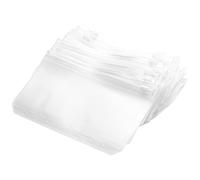Alliteqwe 34 PCS Binder Pockets A6 Size 6 Holes Zipper Binder Pouch Folders Clear Waterproof PVC Loose Leaf Bags for 6 Binder