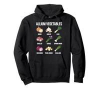 Allium Vegetables Chart Botanical Plant Biology Science Pullover Hoodie