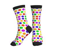 ALLiYa Beautiful Polka Dot Compression Socks For Women Men Circulation Is For Athletic Running Cycling Daily Wear