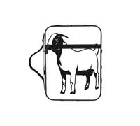 ALLiYa Boer Goat Bible Storage Bag Bible Carrying Case with Handle and Zippered Pocket