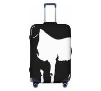 Alliya Boer Goat Elastic Travel Luggage Cover Suitcase Protector Fits 18-32 Inch Luggage
