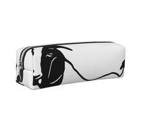 Alliya Boer Goat Leather Pencil Case Art Utensils Storage Bag Makeup Pouch