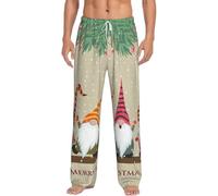 Alliya Christmas Winter Gnomes Men'S Pajama Pants Loungewear Nighttime Sleep Relax Lazy Weekend Lie In Bed Sofa