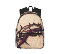 ALLiYa Crown Of Thorns Casual Backpack Classic Style Backpack With Large Capacity