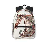 ALLiYa Cupid Arrow Love Horse Casual Backpack Classic Style Backpack With Large Capacity