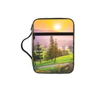 Alliya Golf Resort Park Bible Storage Bag Bible Carrying Case with Handle and Zippered Pocket